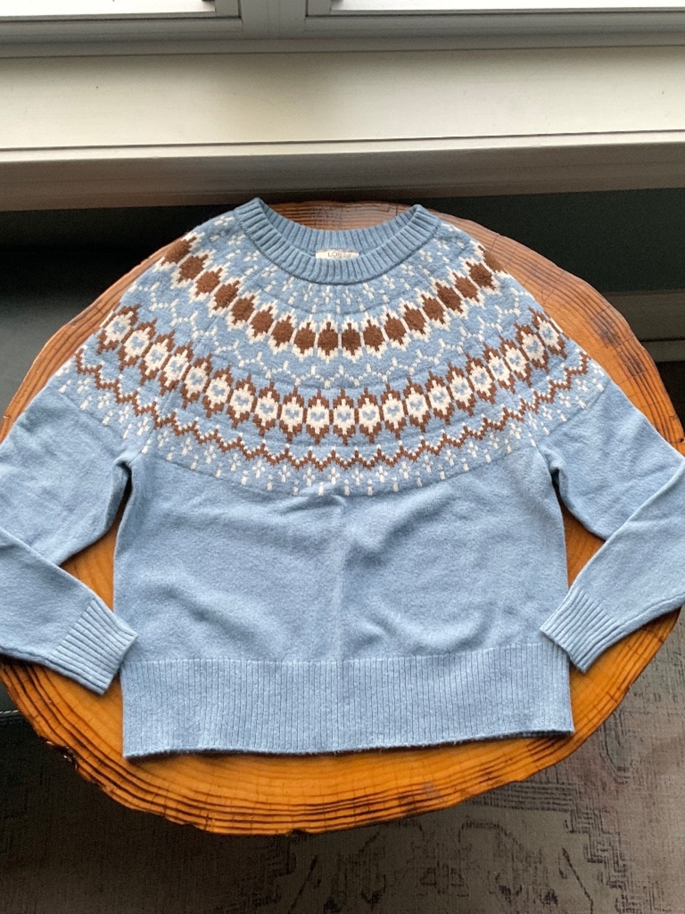 LOFT Fair Isle Sweater Petite XS NWOT